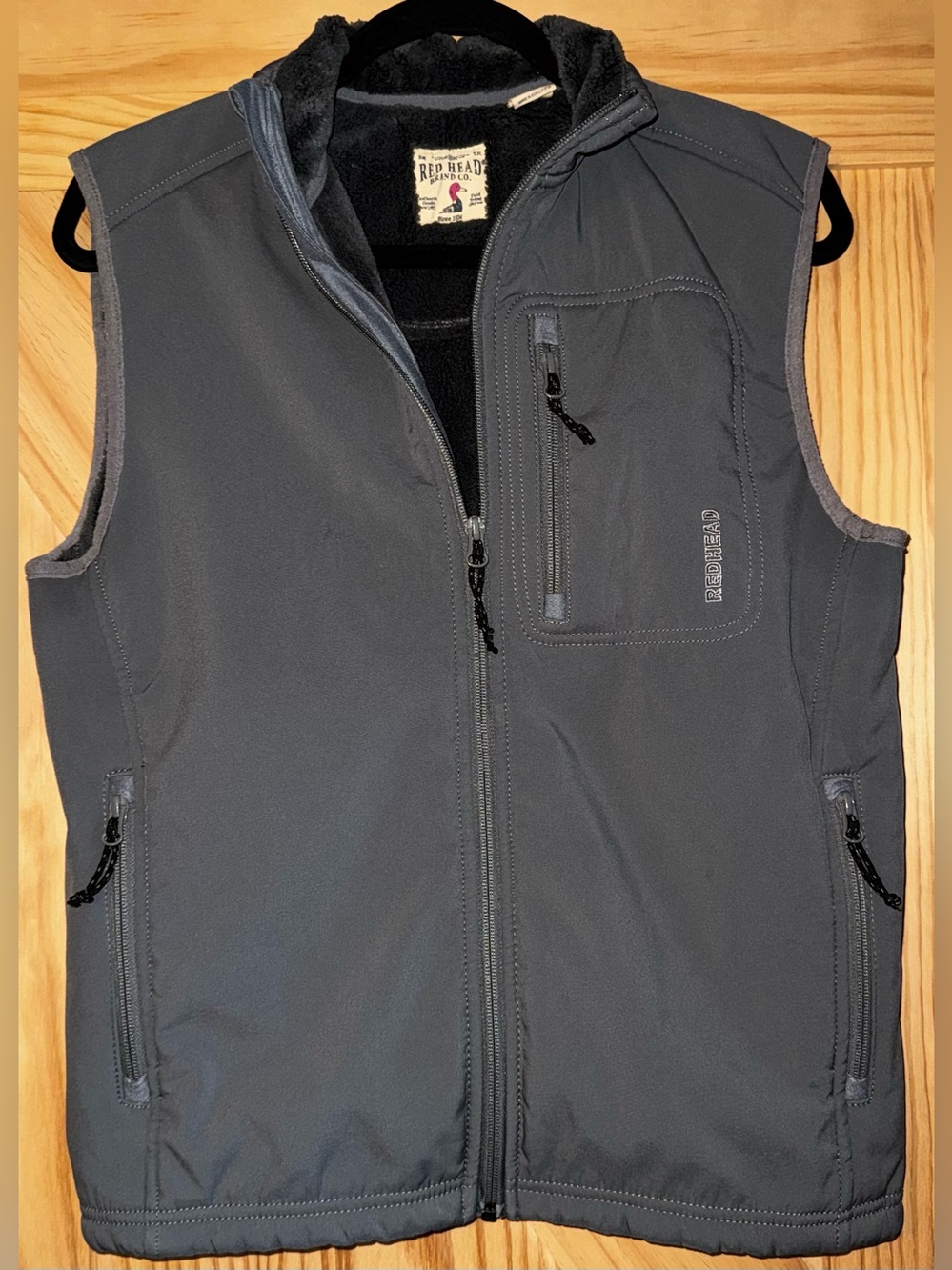 Head Men's Charcoal Softshell Vest - Gray